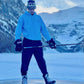 Northern Strides • Ice Blue Embroidered Hoodie