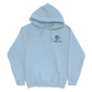 Northern Strides • Ice Blue Embroidered Hoodie